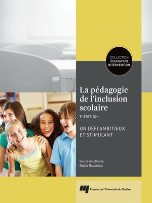 cover image of La pédagogie de l'inclusion scolaire, 3e édition